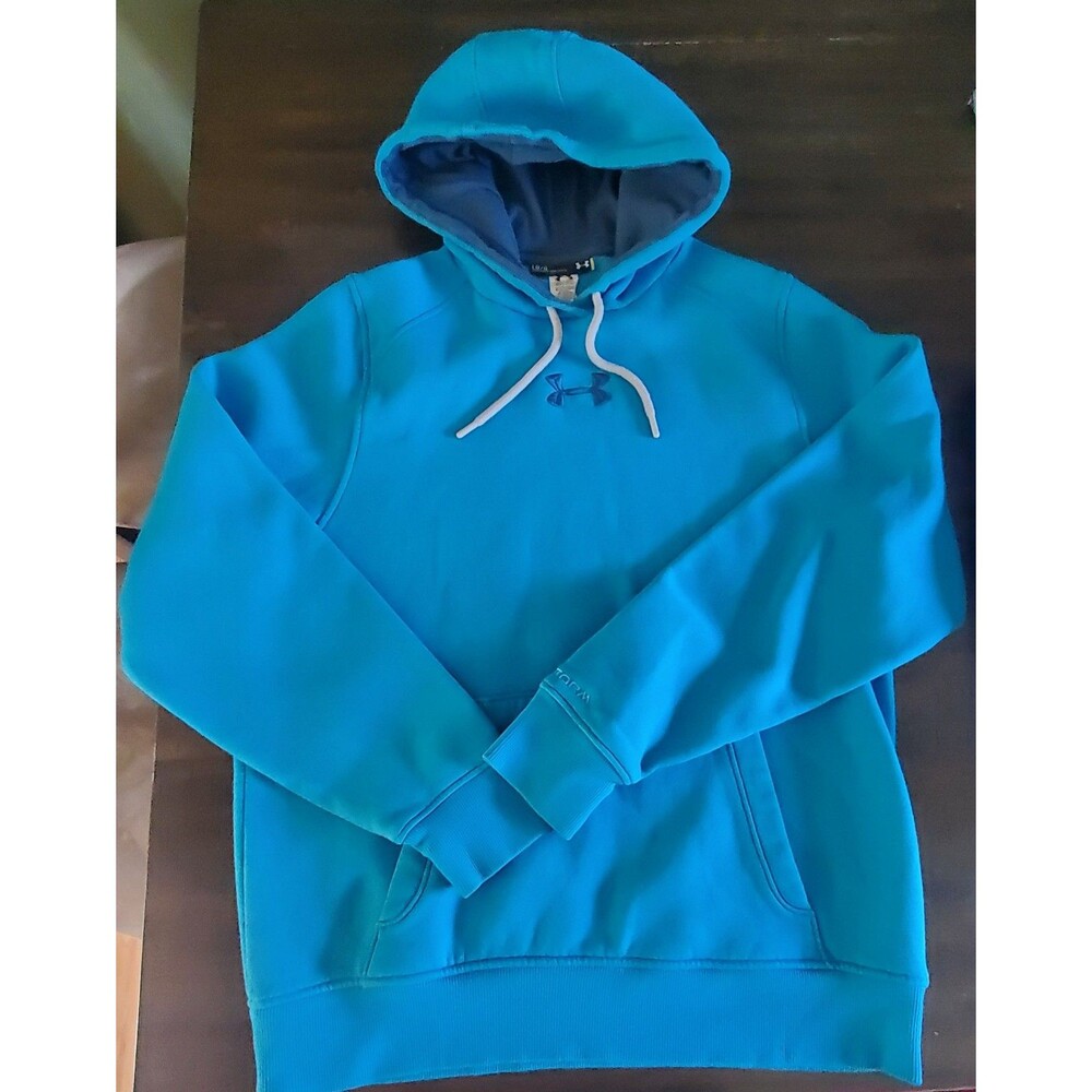 Mens Under Armour Blue Hoodie Size Large - Great Condition